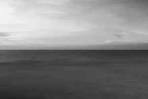 Fotografía de larga exposición del mar